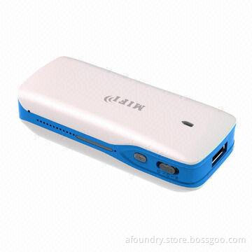 150Mbps indoor wireless access point and AP router, supports 5,200mAh battery power bank
